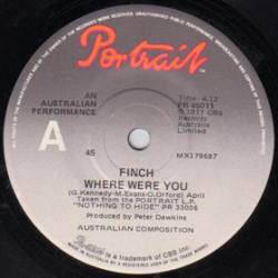 Finch (AUS) : Where Were You - Leave the Killing to You